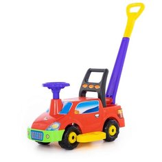 Каталка-толокар Molto Пикап с ручкой (63021 / 63038 / 63045) со звуковыми эффектами красный