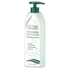 Гель для душа Dr. Sea с маслами оливы, папайи, экстрактом зеленого чая и минералами Мертвого моря, 400 мл