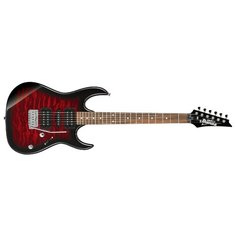 Электрогитара Ibanez GRX70QA transparent red burst