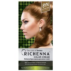Richenna Крем-краска для волос с хной, 8YN light golden blonde