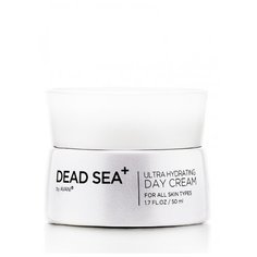 Dead Sea + Ultra Hydrating day cream Омолаживающий дневной крем для лица против морщин с коллагеном и низкомолекулярной гиалуроновой кислотой, 50 мл