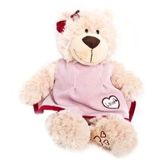 Мягкая игрушка Maxitoys Мишка Миа в одежде 19 см