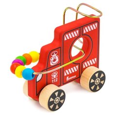 Каталка-игрушка Alatoys Лабиринт Грузовик (ЛБ2015) красный