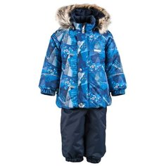 Комплект с полукомбинезоном KERRY размер 86, 2290 темно-синий комбинированный