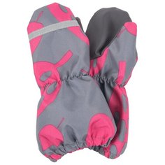 Варежки KERRY K20173 в размер 4, 03700 серый/розовый