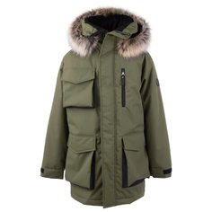 Куртка KERRY Warm K20673 размер 140, 334 зеленый