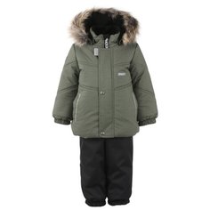 Комплект с полукомбинезоном KERRY размер 92, хаки светоотражающий