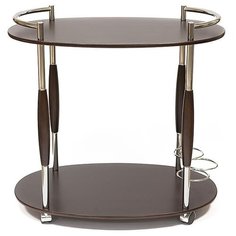 Столик сервировочный TetChair SC-5037-W, ДхШ: 70 х 47 см, орех