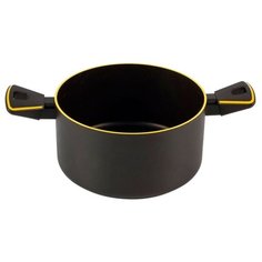 Кастрюля TVS Ho (Ptfe) 3,2 л, черный/желтый