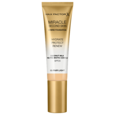 Max Factor Тональный крем Miracle Touch Second Skin, 30 мл, оттенок: 02 fair light