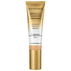 Max Factor Тональный крем Miracle Touch Second Skin, 30 мл, оттенок: 04 light medium