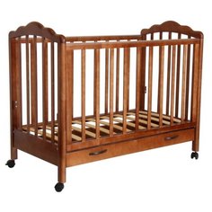 Кроватка Фея 620 (качалка) темный мед