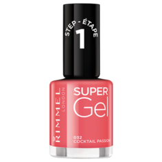 Лак Rimmel Super Gel, 12 мл, оттенок 032 Cocktail Passion