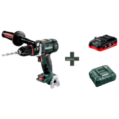 Аккумуляторная дрель-шуруповерт Metabo BS 18 LTX BL I LiHD 3.5 А·ч 18 В х1 коробка 120 Н·м зеленый/черный