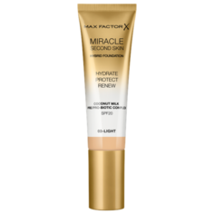 Max Factor Тональный крем Miracle Touch Second Skin, 30 мл, оттенок: 03 light