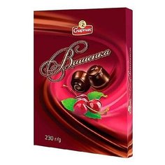 Набор конфет Спартак Вишенка вишня с коньяком, 230 г