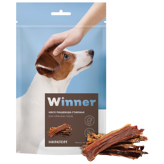 Лакомство для собак Winner Пищевод говяжий, 80 г