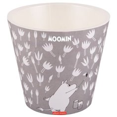 Кашпо Plast Team Moomin PT9111, 5л, 23х20.8 см серый