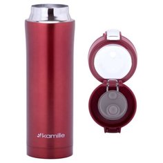 Термокружка Kamille KM-2088 (0.45 л) красный