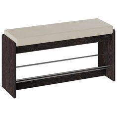 Обувница ТриЯ Тайм тип 1 / тип 2 , размер (ШхГ): 90х28 см , цвет: венге цаво/крем Triya