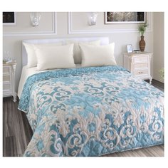 Покрывало Текс-Дизайн Шанталь 180х210 см, голубой