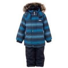 Комплект с полукомбинезоном KERRY размер 92, голубой пиксель