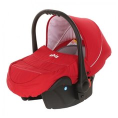 Автокресло-переноска группа 0+ (до 13 кг) Avionaut Classic, красный/серый