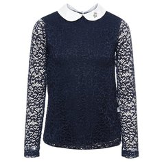 Блузка Nota Bene размер 122, темно-синий