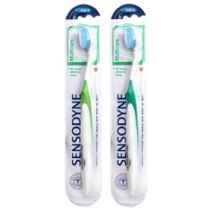 Зубная щетка Sensodyne Multicare, салатовый/зеленый, 2 уп.