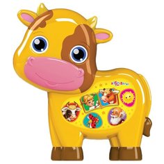 Развивающая игрушка Азбукварик Любимая сказочка Бычок - смоляной бочок желтый/коричневый