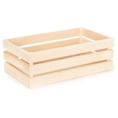 Мастер Рио Ящик для хранения и декорирования малый 42х25х14 см натуральное дерево
