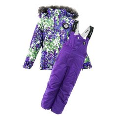 Комплект с полукомбинезоном Kuoma Nea/Janina размер 98, фиолетовый с белым