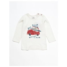 Лонгслив artie размер 68, бежевый