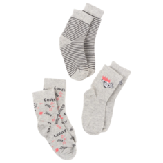 Носки artie комплект 3 пары размер 19-20, серый