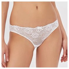 Innamore Трусы слипы кружевные Basic lace, размер 5(48), bianco