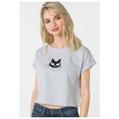 Футболка Trendy Angel TASS180006S размер 44-46, серый