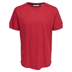 Футболка ONLY & SONS 22012570 размер 46/S, красный