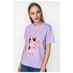 Футболка Fashion.Love.Story 18PS2090 размер 42, фиолетовый Fashion.Love.Story.