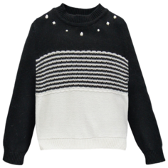 Джемпер Brums размер 14A (164), черный/белый