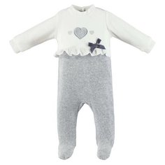 Комбинезон Ido размер 80, белый/серый