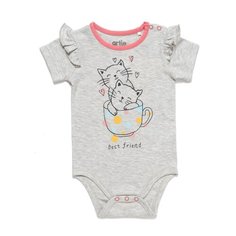 Боди artie размер 62, серый