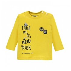 Лонгслив Brums размер 9М (74), желтый