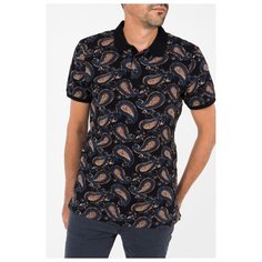 Поло SCOTCH & SODA 132.18FWMM.0755145552 размер S/46, черный/синий