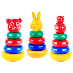 Пирамидка Строим вместе счастливое детство качалка Круг (мультик)