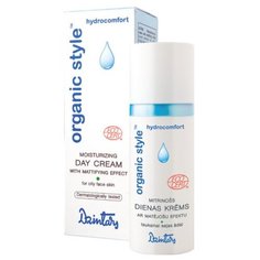 Dzintars Organic Style hydrocomfort увлажняющий дневной крем с матирующим эффектом для жирной кожи лица, 50 мл