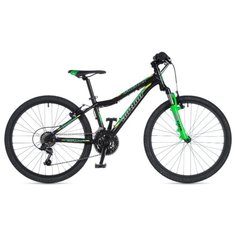 Подростковый горный (MTB) велосипед Author A-Matrix 24 (2020) black-matt/green-neon/yellow-neon 12.5" (требует финальной сборки)