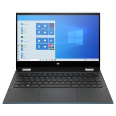 Ноутбук HP PAVILION x360 14-dw0000ur (22Z39EA), сине-зеленый/пепельно-серый