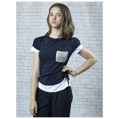 Футболка Nota Bene размер 128, темно-синий