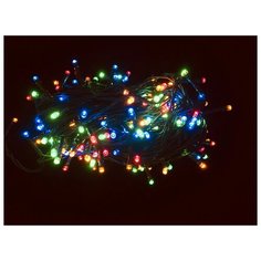 Гирлянда Волшебная страна LED160-10-MC/LED160-10-W (10 м, зеленый провод), 160 ламп, многоцветный