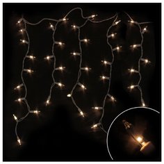 Гирлянда Волшебная страна Сосульки I-100-C, теплый желтый